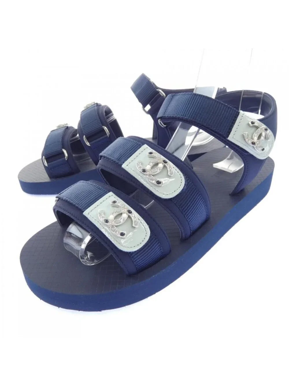 Chanel Sandals Navy